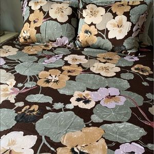 Crate And Barrel Queen Duvet And Shams